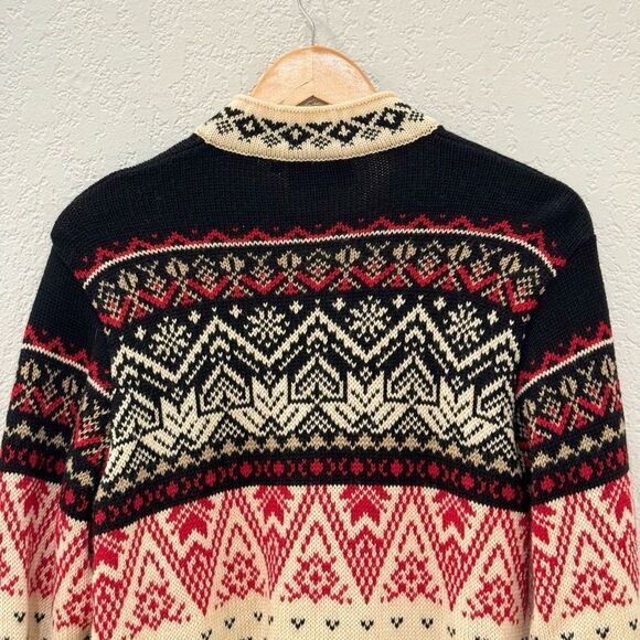 Disegna Men’s Norwegian D’Italia Alpine Pure Wool Sweater Size Small - Picture 4 of 12